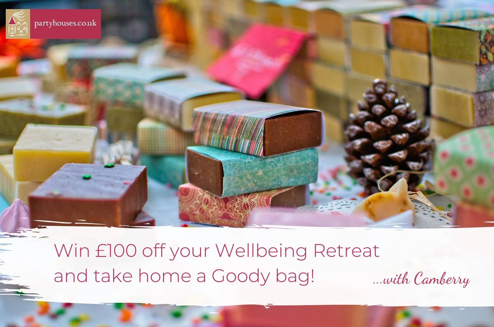 wellbeing retreat and goody bag