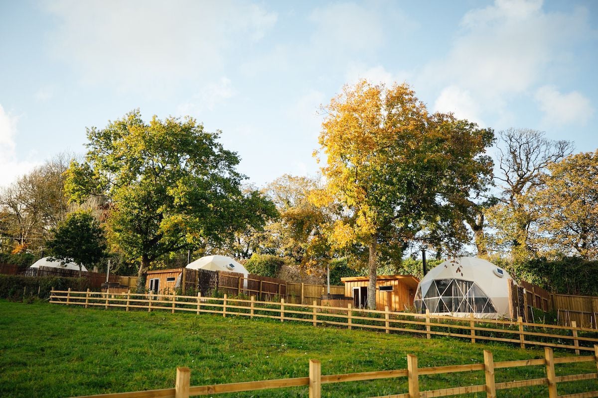 Stag party glamping venues with hot tubs