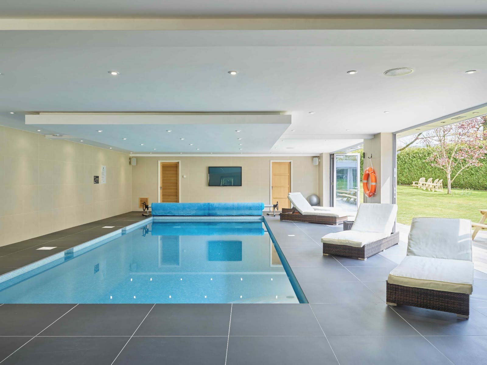 Private indoor pool