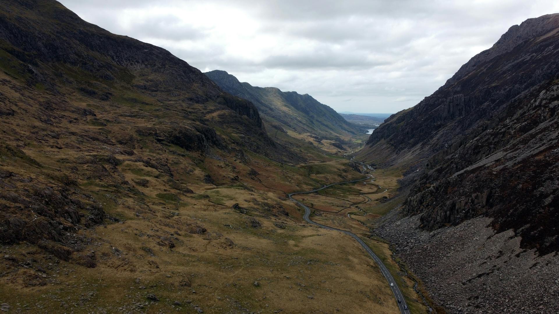 Mounatin views at the Snowdonia National Park